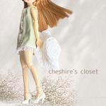 ドール服　22cmドール　着せ替え服　アウトフィット　　　　　　　　ノースリーブワンピース　タイツ　ハット　アクセスサリー　コーデセット