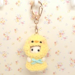 一緒にお出かけできる♡シルバニア赤ちゃんサイズ 着ぐるみキーホルダー🐥⸒⸒ひよこさん