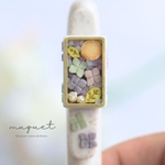 紫陽花のクッキー缶【ミニチュア】ボールペン