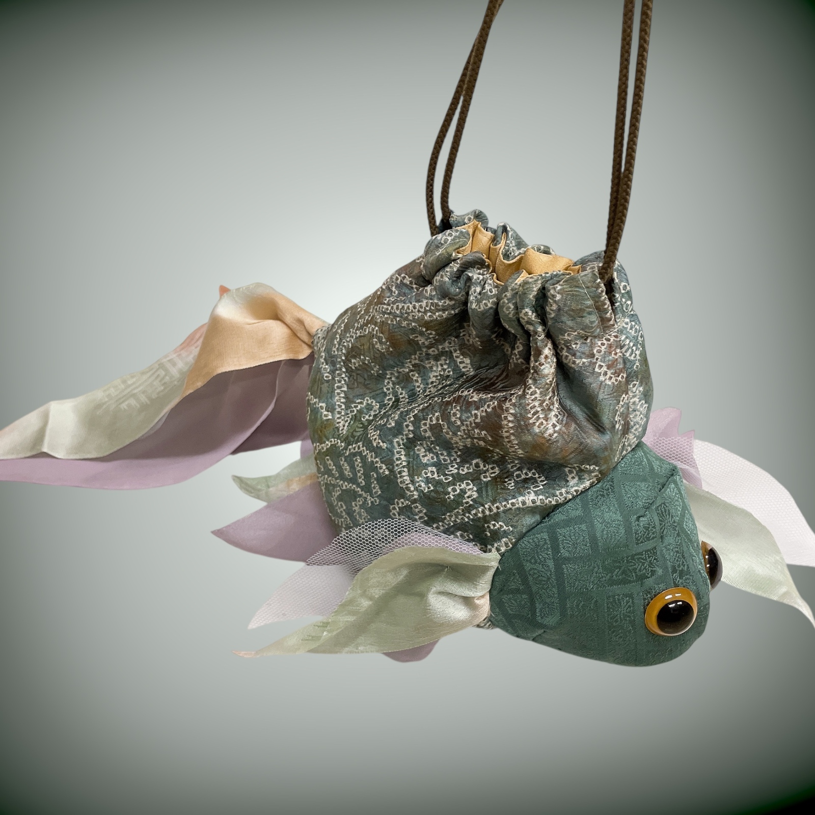 金魚バッグ 和装小物 金魚 巾着 ポーチ ゆかたバッグ コスプレ 衣装