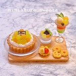 🍨ラスト1セットのみ🍨 夕張メロン＆マスクメロンのミニチュアスイーツセット🍈✨ミニチュアスイーツ　フェイクフード　フェイクスイーツ