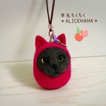 だるま猫ちゃん☆濃いピンク
