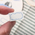 【ちいさな雲　ラバースタンプ】