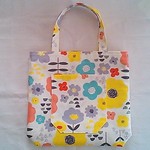 大きなお花のトートバッグ