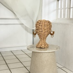 受注制作⇒ヘンプレースフープピアス
