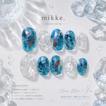 ネイルチップ〔 mikke. 〕 / 金魚 夏 うるうる 泡 夏祭り