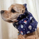 犬用スヌード　かき氷　紺