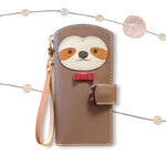 [新作] のんびりナマケモノのスロースマホケース＊リボン付き／全機種