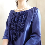 ◎再販フォーマル●入学/卒業/結婚/パーティ/二次会●袖付きシャボン玉ワンピース●5～31号サイズ豊富