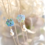 あじさいボールのネックレス【￥200off キャンペーン中】