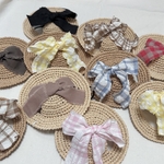 【ペット用】わんこにゃんこ麦わら帽子　ノーマルタイプ（選べるリボン付き）犬帽子　うちのこ　オーダーページ