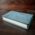 《文庫本サイズ》レザーブックカバー（ターコイズ）