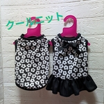 夏用ぺア犬服（花柄）