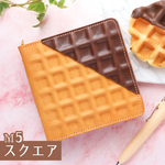 チョコワッフル☆M5スクエア手帳カバー［UN DOLCE］