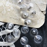 【1ペア】12mm/クリアアイス×シルバー/ボールキャッチ