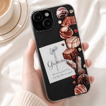 【チョコレート】スマホケース　iPhone　Android　対応　クリアケース【受注生産】　iPhone17e 17 16 15 14 13 12 スイーツ