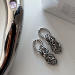 2pcs)4290)ステンレスチェーン)C type-short)#u3