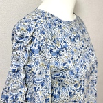 １着限定　ゆったりサイズ　リバティ　ロデン使用フリル袖ブラウス