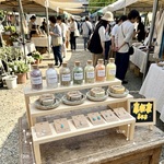 【 什器 】シンプルで優しい｜木製ひな壇什器｜ 3段　マルシェ　イベント出店　陳列台