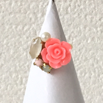 夢可愛いリング❤️バラ