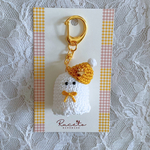 《〜5/10までSALE価格》ニット帽おばけちゃん　イエロー( ᜊ˙˘˙ )ᜊ