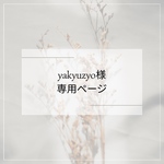 yakyuzyo様専用ページ
