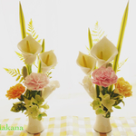 枯れないクレイの仏花