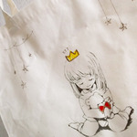 ＊little princess　マチ付きエコバッグ＊