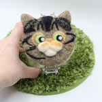 愛猫毛入れ　キジトラ　