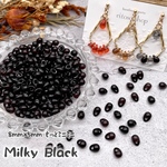 【brsr4048acrc】【8ｍｍ×5ｍｍ】【50pcs】もっとミニミニドロップビーズ ミルキータイプ
