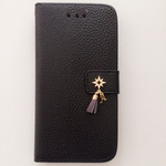 お星さま イニシャル タッセル iPhone スマホケース