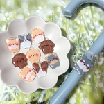 【名入れ可】わんこ アンブレラマーカー【柴犬 プードル シュナウザー チワワ】ペットボトル チャーム
