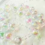 きらきら★シンプルシャボン玉　12㎜　クリア　25個 最終ＵＰ