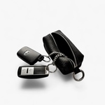Leather Case Series – 3 Types｜レザーケース キーケース カードケース ブラック シンプル ミニマル 黒 マルチケース ミニポーチ コインケース レザー 刻印 名入れ