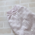 犬服 M ソルメッシュ ライラック　バックオープン(背中開き) ✨送料無料✨