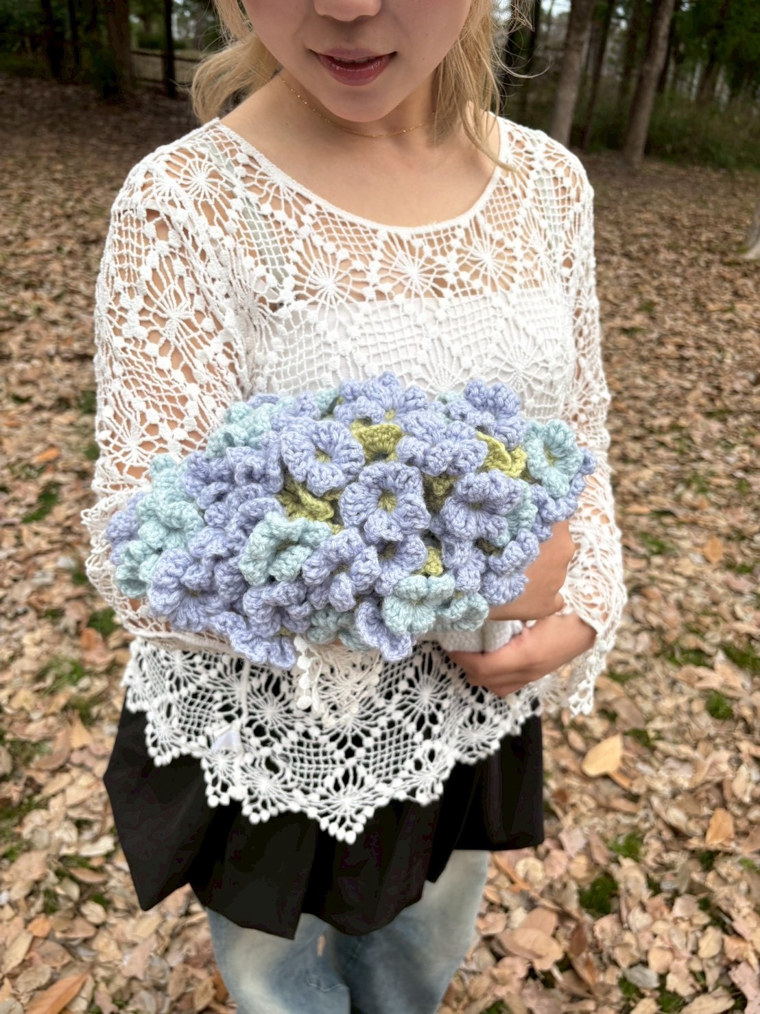 ネモフィラ or 藤の花 - ニット・編み物の人気通販 | minne byGMO