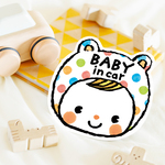 BABY IN CAR　ベビーインカー マグネットステッカー(ガムボールbabyちゃん）