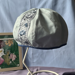 インド刺繍リボンのベレー帽