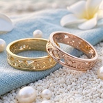 [♥×1,700]wave lace ring (ハワイアンジュエリー)