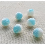 青空ゼリー　チェコビーズ　10mm 6個