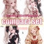 【第46弾🍓🍒】compact set / 25種類各3枚 / cotton melody / 人物ステッカー / 装飾ステッカー / 5月イベント第2弾  【新作同時販売】