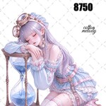 original sticker « no.8750 »     //     人物ステッカー オリジナルステッカー オリジナル人物ステッカー ステッカー cotton melody