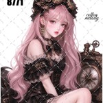 original sticker « no.8771 »     //     人物ステッカー オリジナルステッカー オリジナル人物ステッカー ステッカー cotton melody