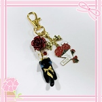 ♡レジン ジャンピング猫ちゃんキーホルダー♡母の日特別バージョン🌹