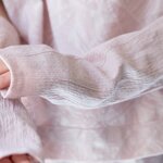 「Ｓ様オーダー作品」【シャクヤク染め】Organic Cotton 楊柳生地の日除けアームカバー 