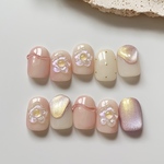 𝐬𝐢𝐳𝐞 𝐨𝐫𝐝𝐞𝐫：オーロラpinkフラワーネイル