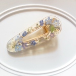 【オーダー品】勿忘草ヘアクリップ 