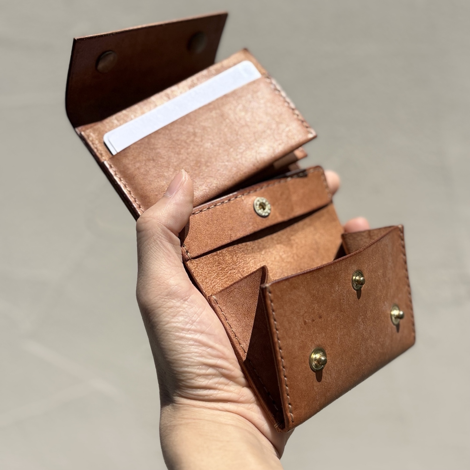 コンパクト財布【LENTIO】 - LENTIO｜レンティオ 革製品 | minne byGMO