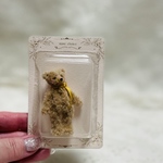 モールベア miniaturebare 約6cmベージュカラー ヨークイエローリボン