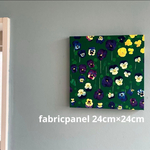 ファブリックパネル　ビオラ　24cm